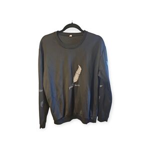 Unbranded Black Feather Sweater - Unisex